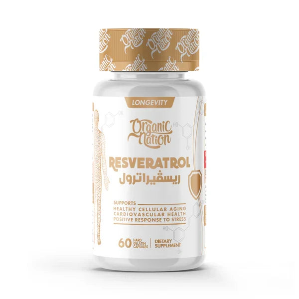 Organic Nation Resveratrol 60 Capsules