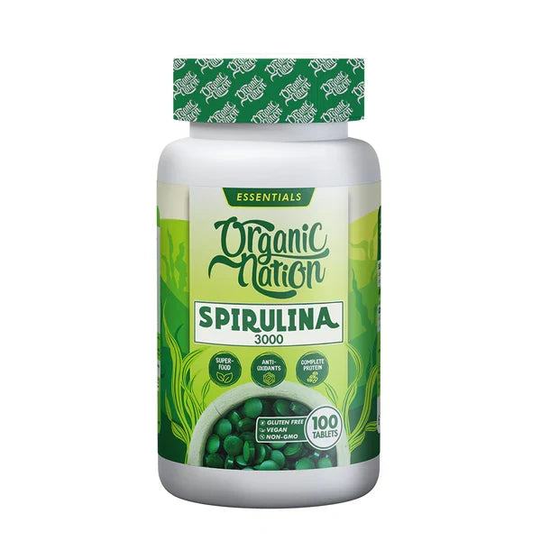 Organic Nation Spirulina 100tablets