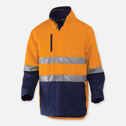 Originals 3 In 1 Hi Vis Cotton Drill Reflective Work Jacket