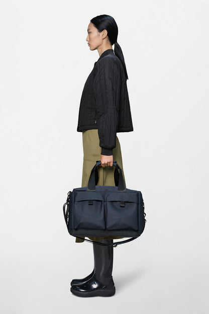 RAINS Otaru Weekend Bag Small Navy 33L H30 x D20 x W42 cm Weekender