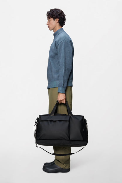 RAINS Otaru Weekend Bag Black 51L H32 x D22 x W52 cm Weekender