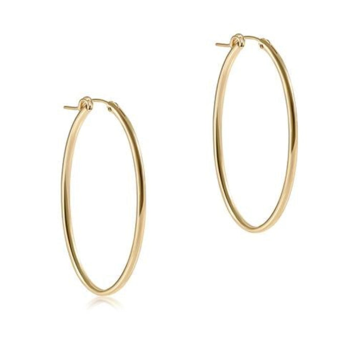 Oval Gold 2" Hoop - Smooth - Becket Hitch