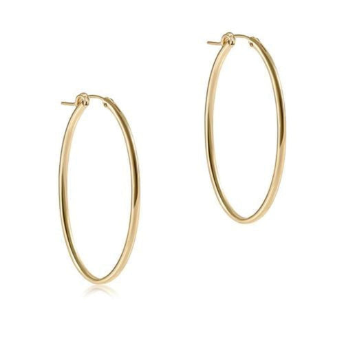 Oval Gold 2" Hoop - Smooth - Becket Hitch