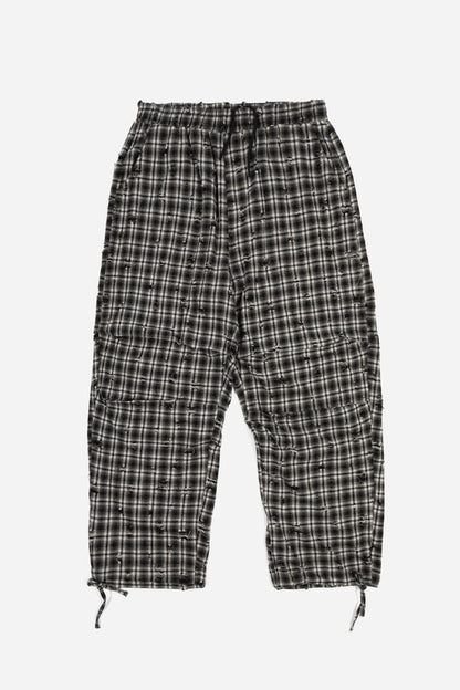 Overpant Tartan Distressed