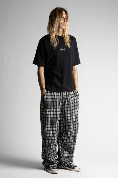 Overpant Tartan Distressed