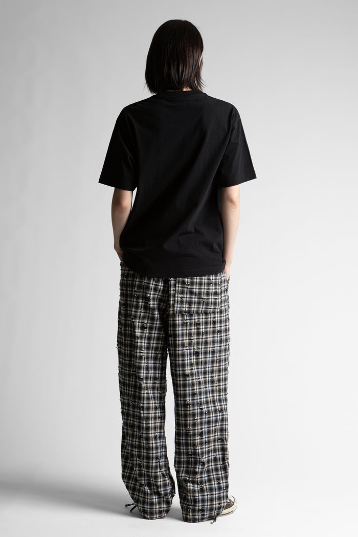 Overpant Tartan Distressed