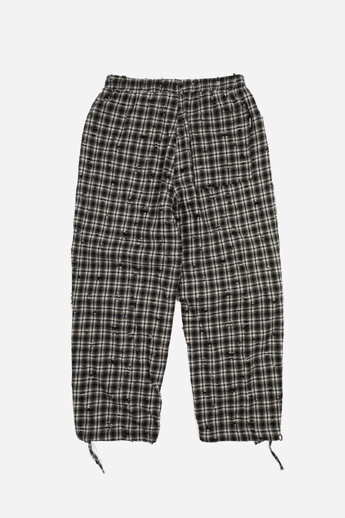 Overpant Tartan Distressed