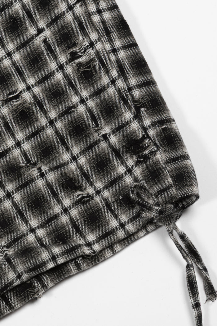 Overpant Tartan Distressed