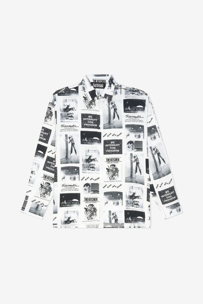ETUDES STUDIO OVERSIZE SHIRT AOP THE KITCHEN WHITE 1