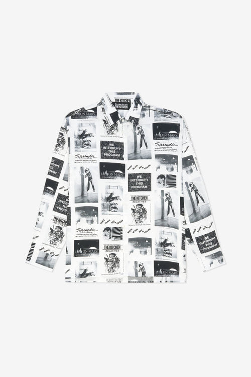 ETUDES STUDIO OVERSIZE SHIRT AOP THE KITCHEN WHITE 1