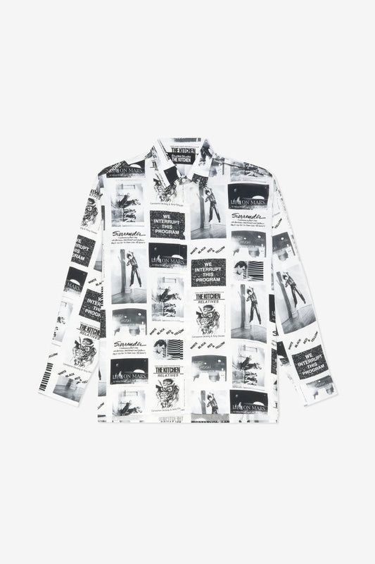 ETUDES STUDIO OVERSIZE SHIRT AOP THE KITCHEN WHITE 1