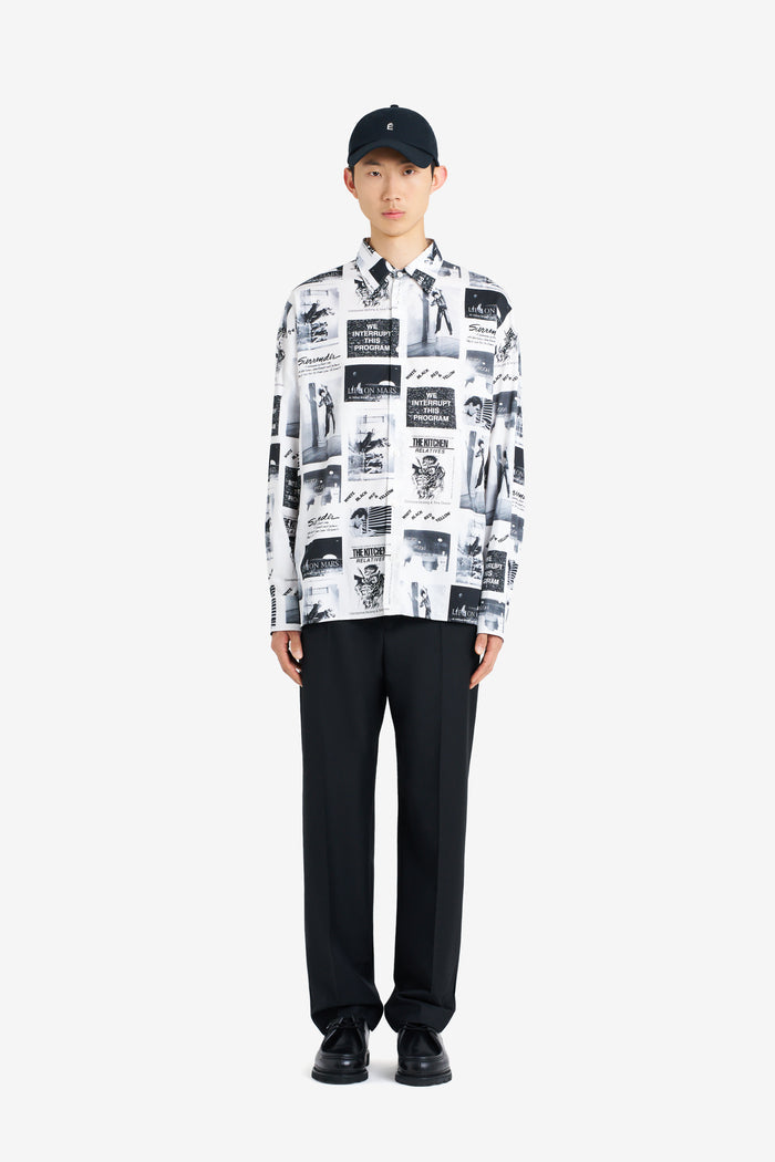 ETUDES STUDIO OVERSIZE SHIRT AOP THE KITCHEN WHITE 2