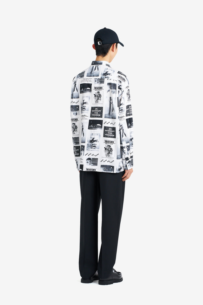 ETUDES STUDIO OVERSIZE SHIRT AOP THE KITCHEN WHITE 4