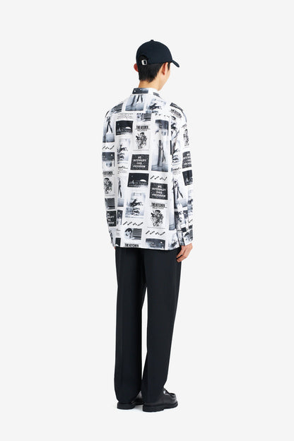 ETUDES STUDIO OVERSIZE SHIRT AOP THE KITCHEN WHITE 4