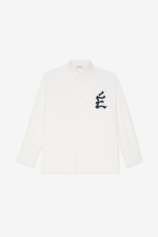 ETUDES STUDIO OVERSIZE SHIRT EMB WHITE 1