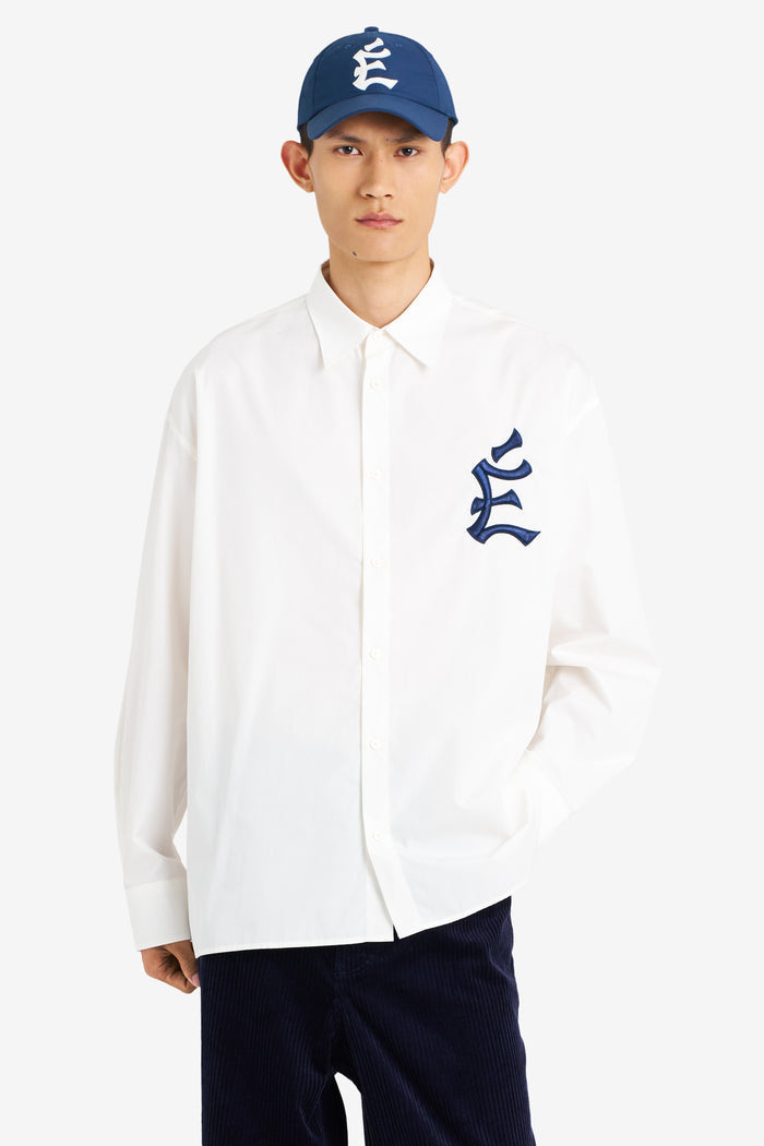 ETUDES STUDIO OVERSIZE SHIRT EMB WHITE 3