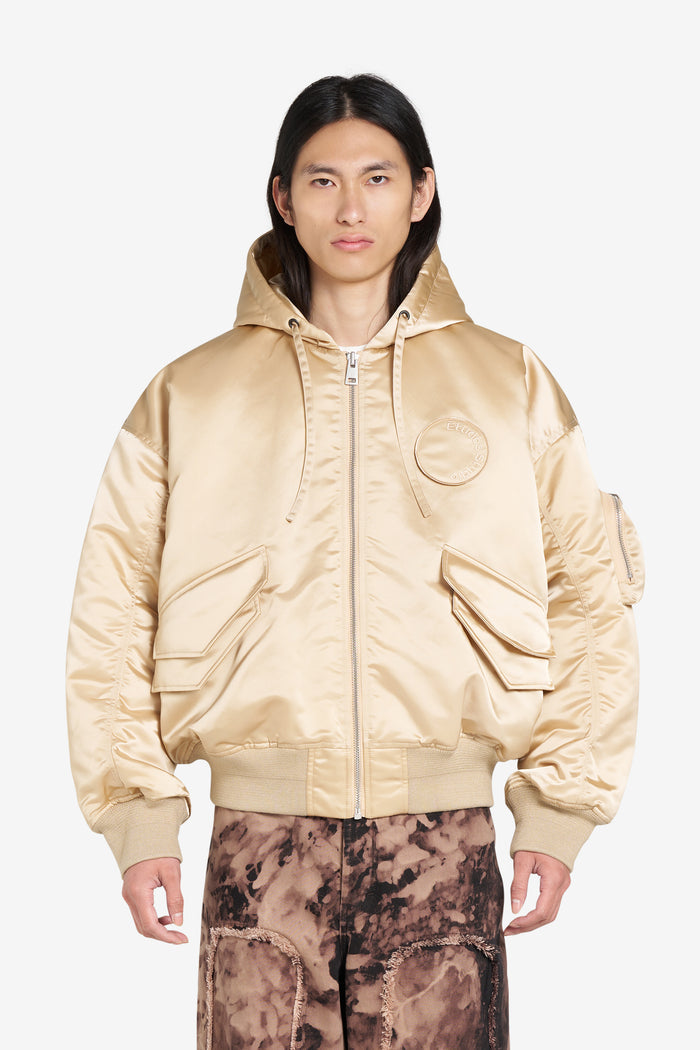 OVERSIZED BOMBER JACKET 42 / CREAM