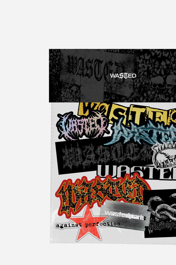 Pack de Stickers Against Perfection - WASTED PARIS