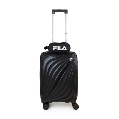 Pack Maleta de cabina Slay + Neceser Spark Fila negro + neceser plateado