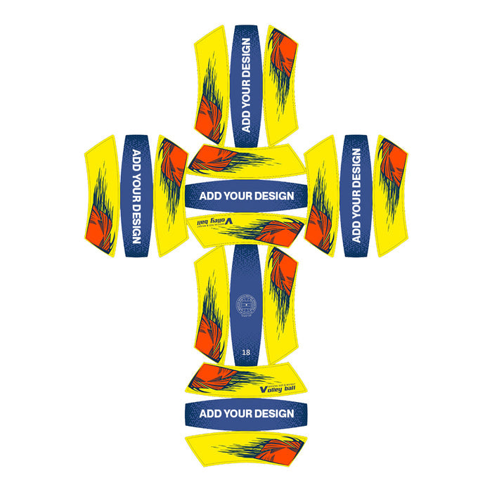 Pack of 5 - Custom Volleyballs Aerodynamic - Personalized Ball