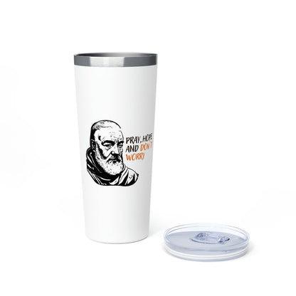 Padre Pio Copper Vacuum Insulated Tumbler