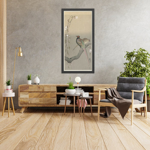 A framed image of