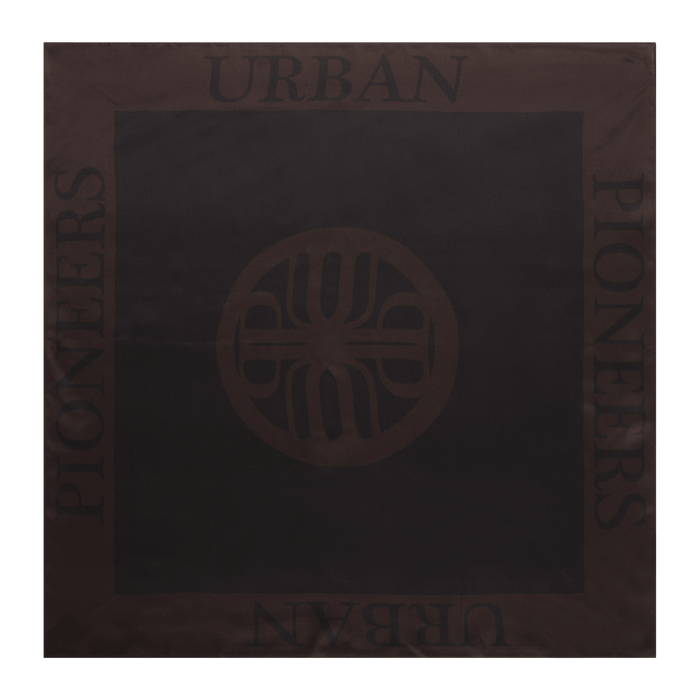 Urban Pioneers Uni Palma Silk SCARF BLACK COFFEE