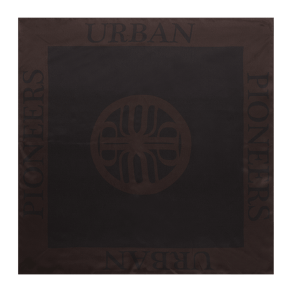 Urban Pioneers Uni Palma Silk SCARF BLACK COFFEE