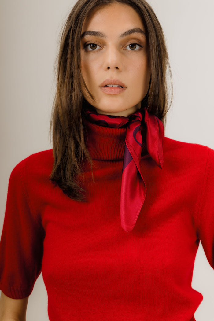 Urban Pioneers Uni Palma Silk SCARF MERLOT