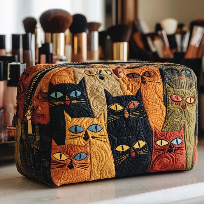 Patches syet makeup taske - søde Kitty