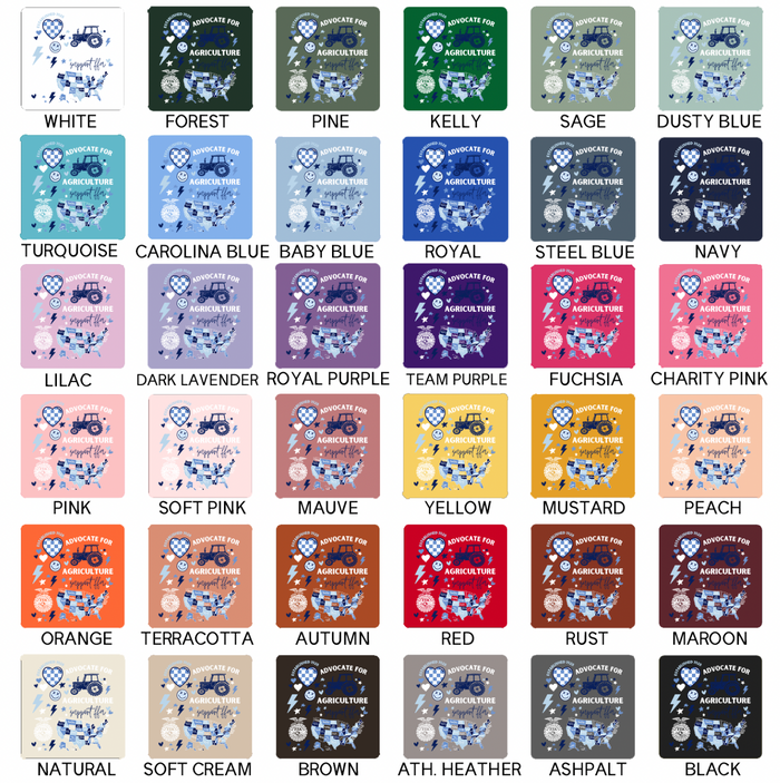 Patchwork Support FFA- Bella Canvas T-Shirt
