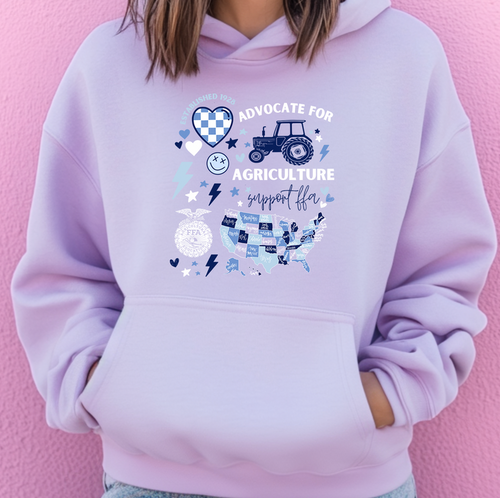 Patchwork Support FFA– Hoodie