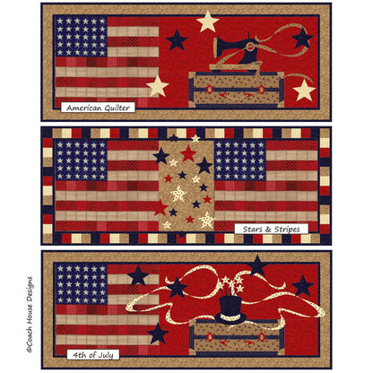 Patriotic Runners Quilt Pattern