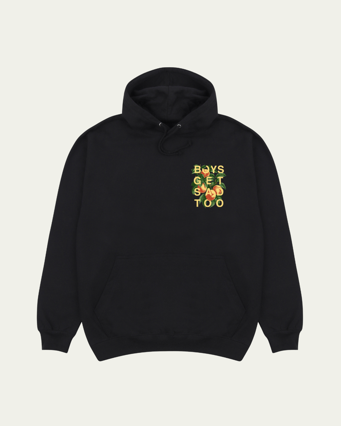 PEACHES HOODY BLACK