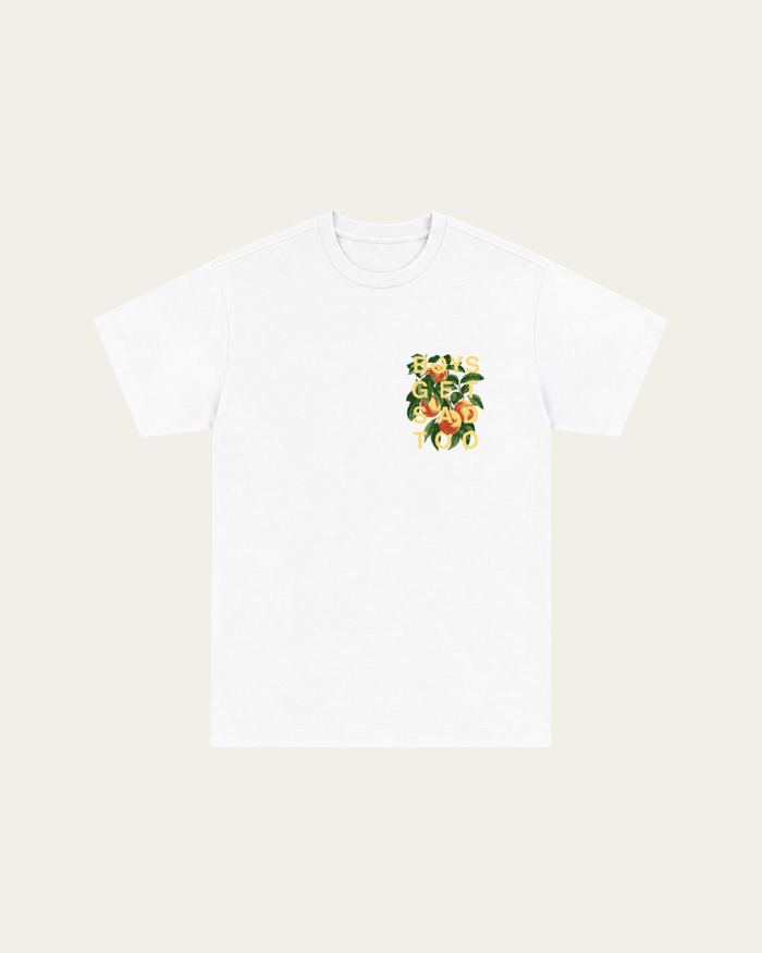 PEACHES WHITE TEE