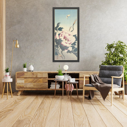 A framed image of