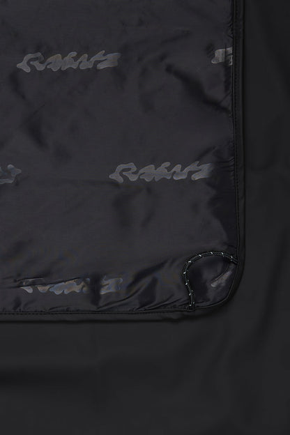 RAINS Picnic Blanket Black Picnic Blanket
