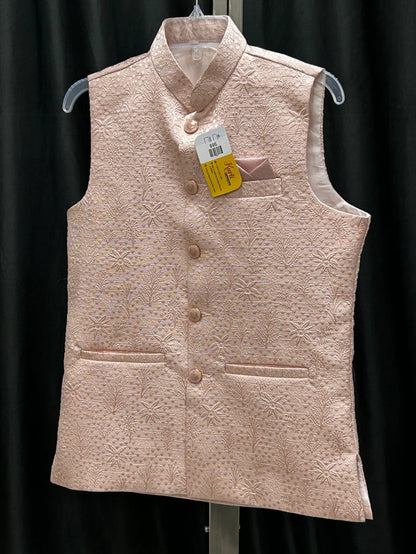 Pink half jacket for men by Kurti Connection USA