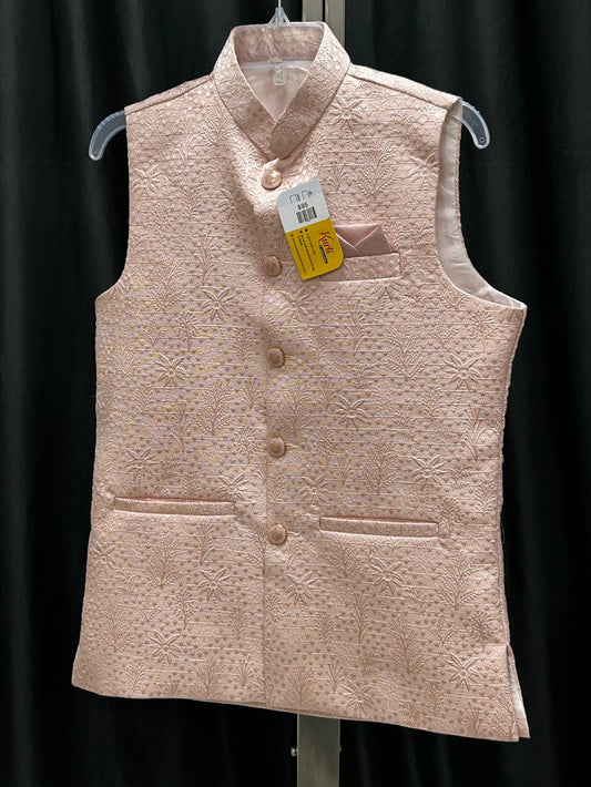 Pink half jacket for men by Kurti Connection USA