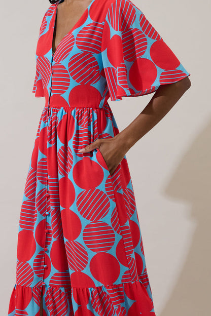 Pismo Flutter Maxi Dress Torry Geo