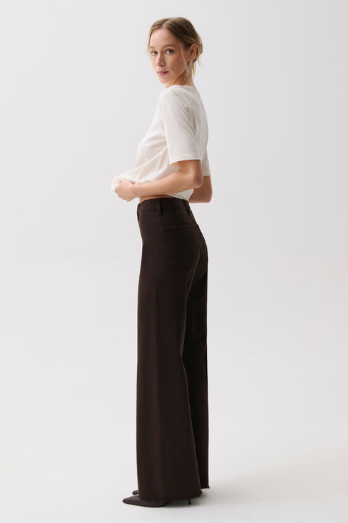 Pistola Penny High Rise Wide Leg in Mocha