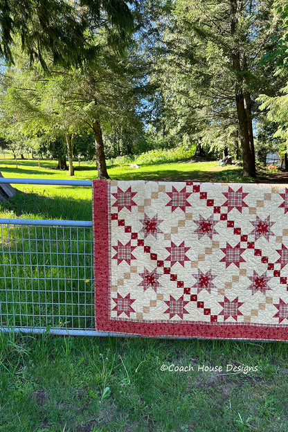Plaid Stars Quilt Pattern