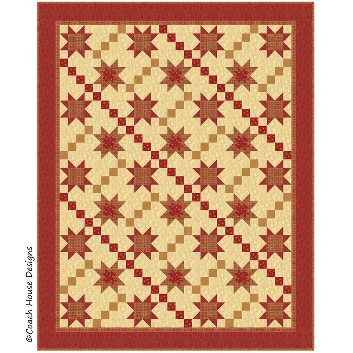 Plaid Stars Quilt Pattern