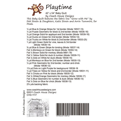 Playtime Quilt Pattern