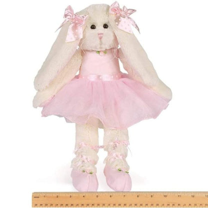 Lil' Bunny Tutu Plush Stuffed Animal Ballerina Bunny Measuring Horizontally