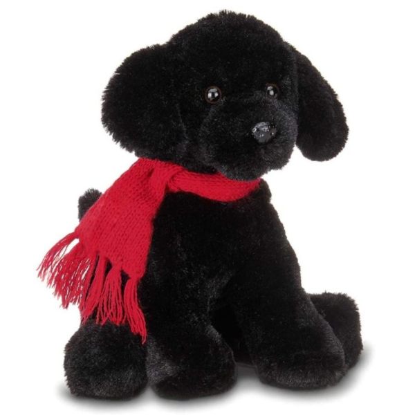 Plush Stuffed Animal Black Lab Puppy Dog Cole Side