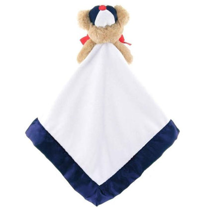 Plush Stuffed Animal Security Blanket Lil' Slugger Baseball Snuggler Back