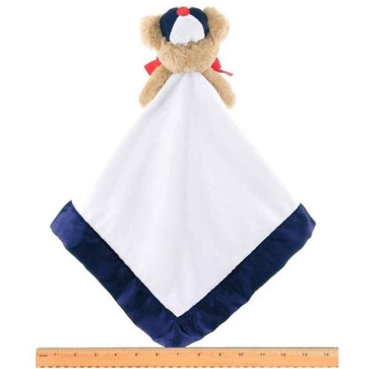 Plush Stuffed Animal Security Blanket Lil' Slugger Baseball Snuggler Measuring Horizontally
