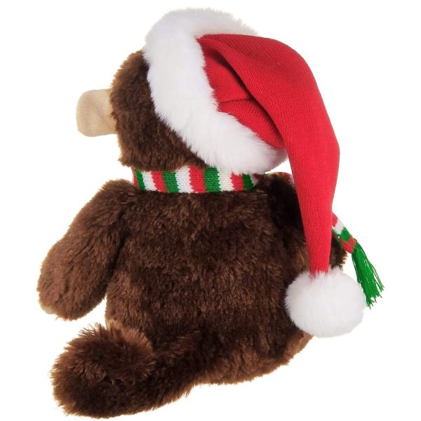 Plush Stuffed Christmas Monkey Nicky Back
