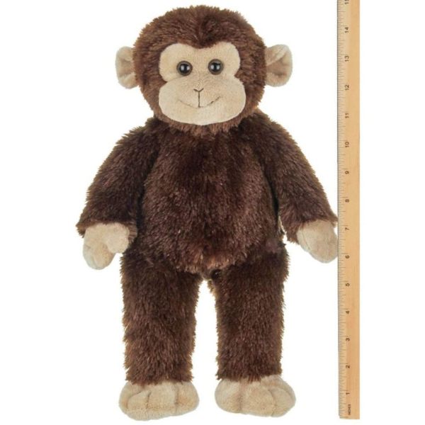 Plush Stuffed Monkey Swings (Snug 'ems) Measuring Standing